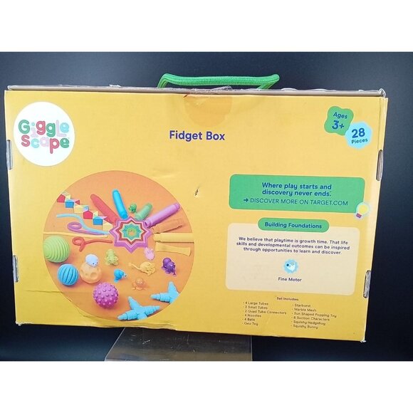 Giggle Scape Fidget Box 28-Piece Set For Ages 3+ Stretch Twist & Squeeze - Picture 5 of 8